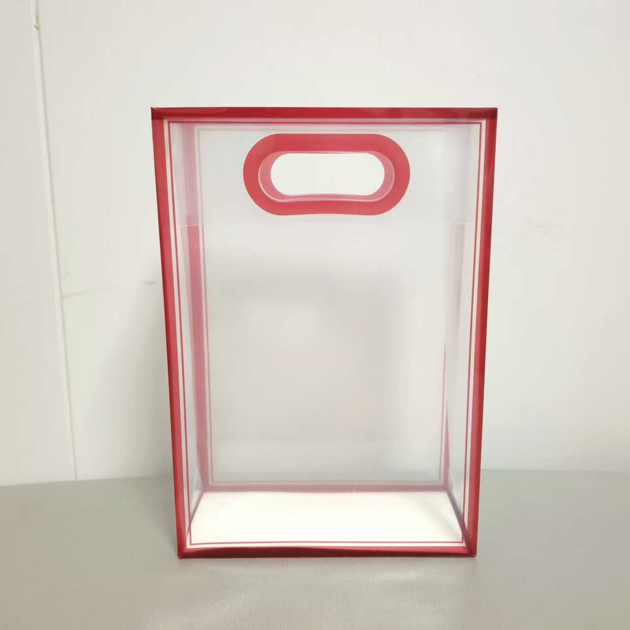 Transparente PP Red Red Red bolsas de plástico regalo ins Premium sentido boda dulces con regalos de mano bolsas de regalo de cumpleaños