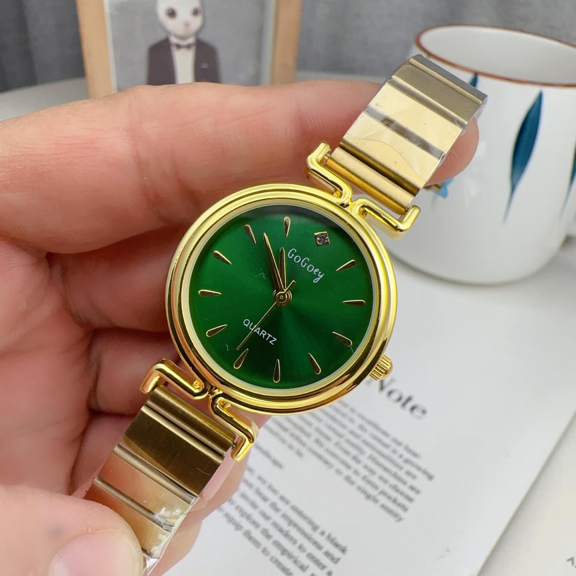 50g Weight Ordinary Glass Mirror Material Alloy Strap Material Watch Classification Pointer Display Type Single Folding Buckle Buckle Style Round Dial Shape Holiday, Street Occasion Quartz Movement Solid Color Pattern All Seasons Season Women's Gender Simple Style, Classic Style Style Simple Style Classic Style Solid Color Single Folding Buckle Quartz Watch 1