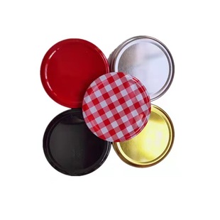 Wholesale lid Heat Shrinkable film pressure sensitive sheet sticker various kinds of tinplate lid various specifications color