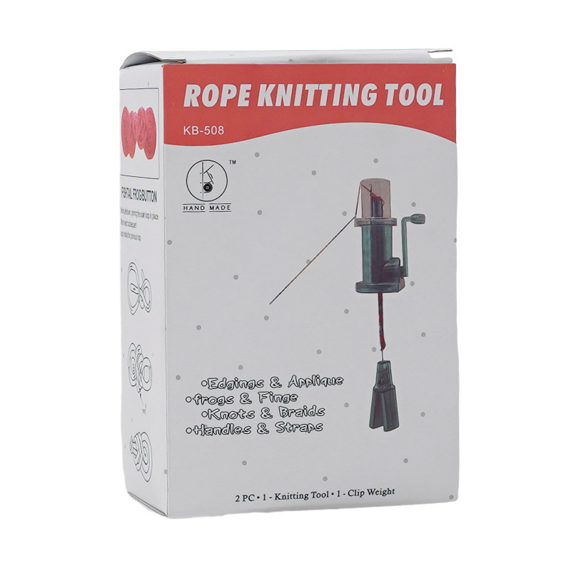 DIY manual tejedor de cuerda casero tejedor de cuerda tejer collar joyas herramientas de trenzado herramientas de bobinado