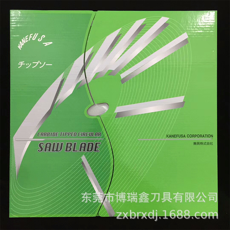 日本兼房锯片KANEFUSA120D铝型材切铝机铝型材切割片355/405/455