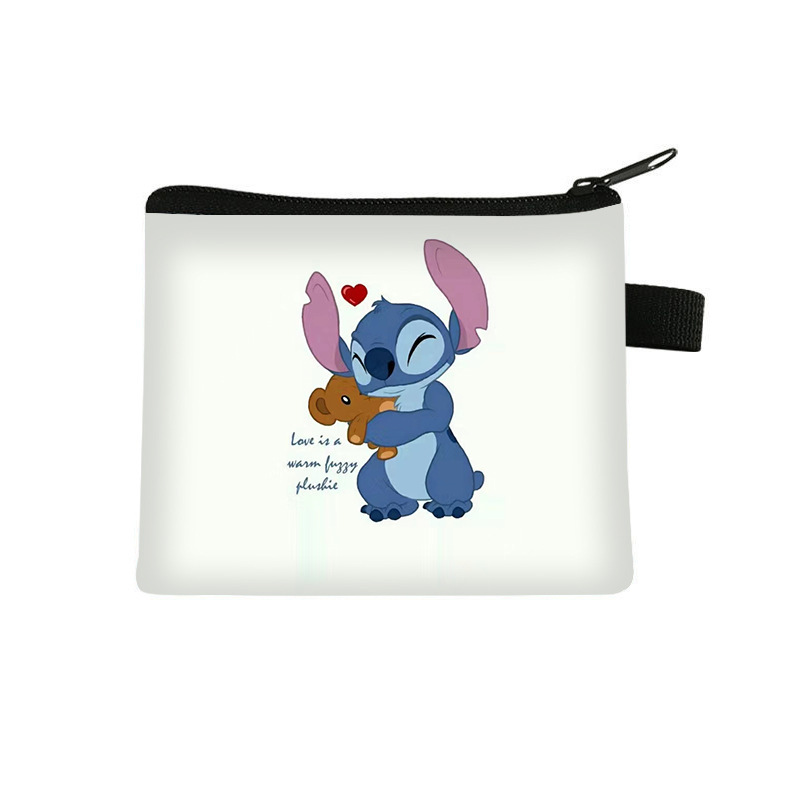 Nuevo patrón de bolso de cambio para niños bolso de tarjetas portátiles bolso de monedas bolso de almacenamiento de llaves de poliéster bolso de mano se puede distribuir