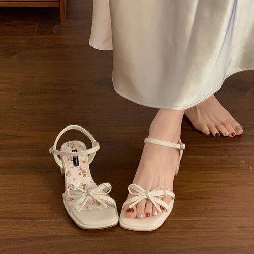 French Roman sandals for women 2025 summer super hot, absolutely beautiful, versatile, non-slip, can be worn with skirts, high heels