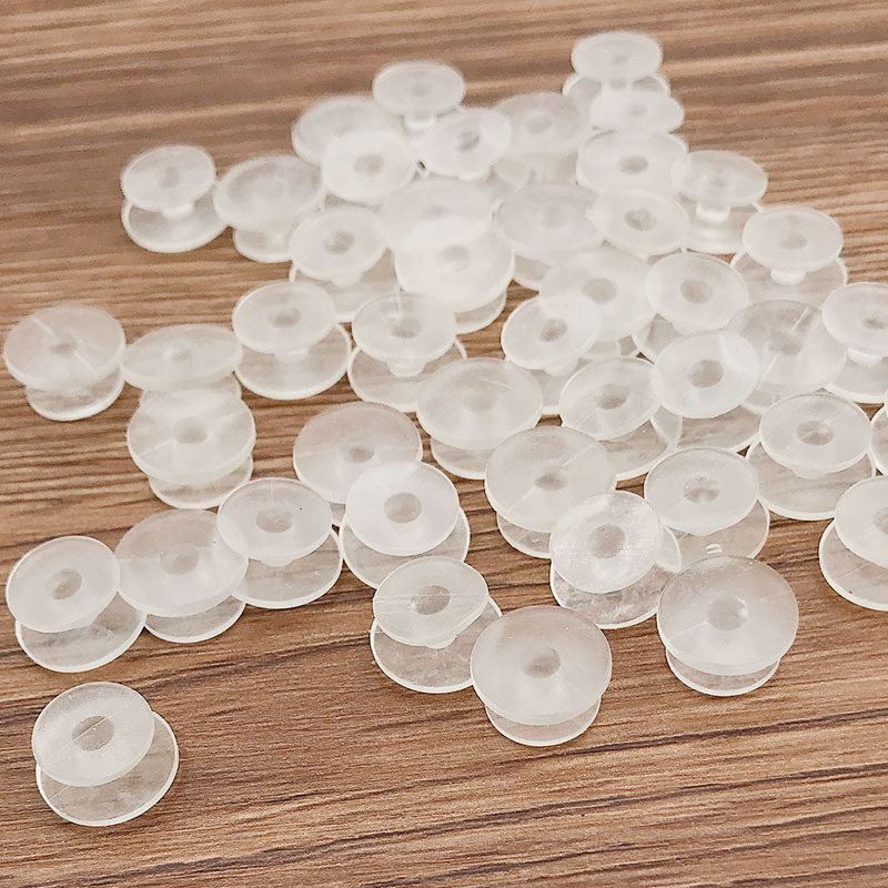 Crocs Transparent I-Bottom Buckle Plastic Shoe Buckle Fixed Jewelry Accessories Paste Material Crocs Decorative Buckle