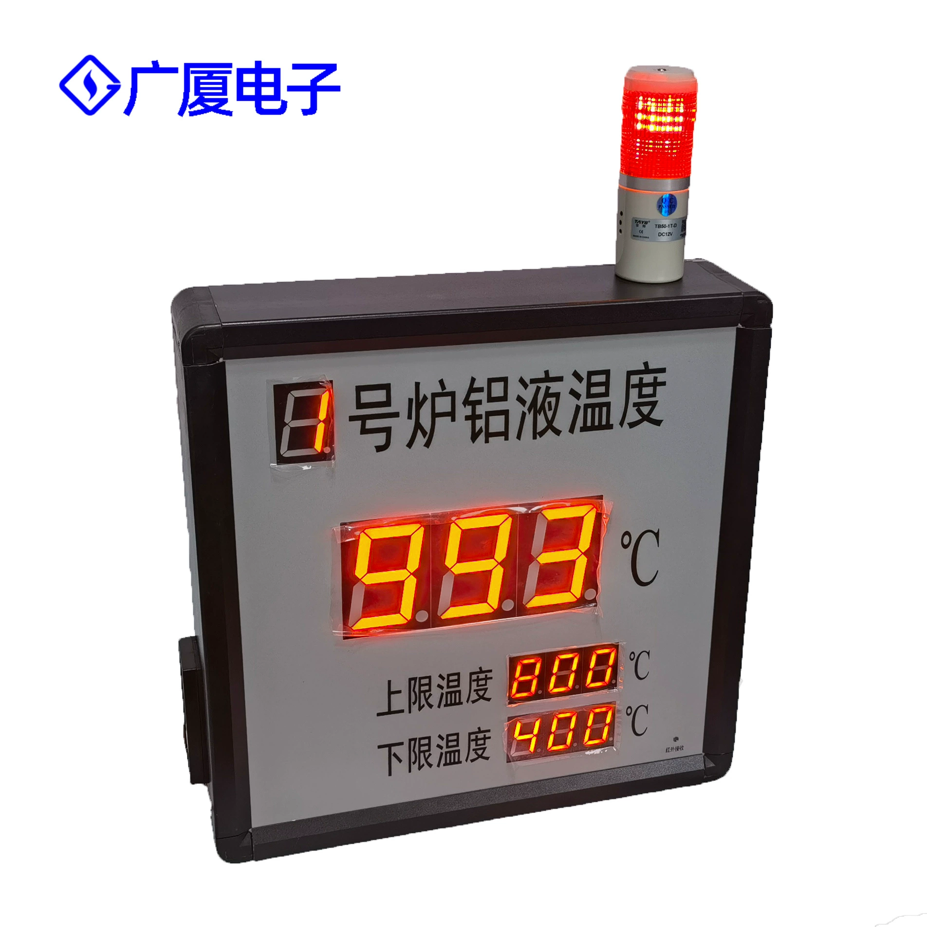 Промышленный экран Терминал показывает скорость температуры, влажность ток управления числовым сигналом