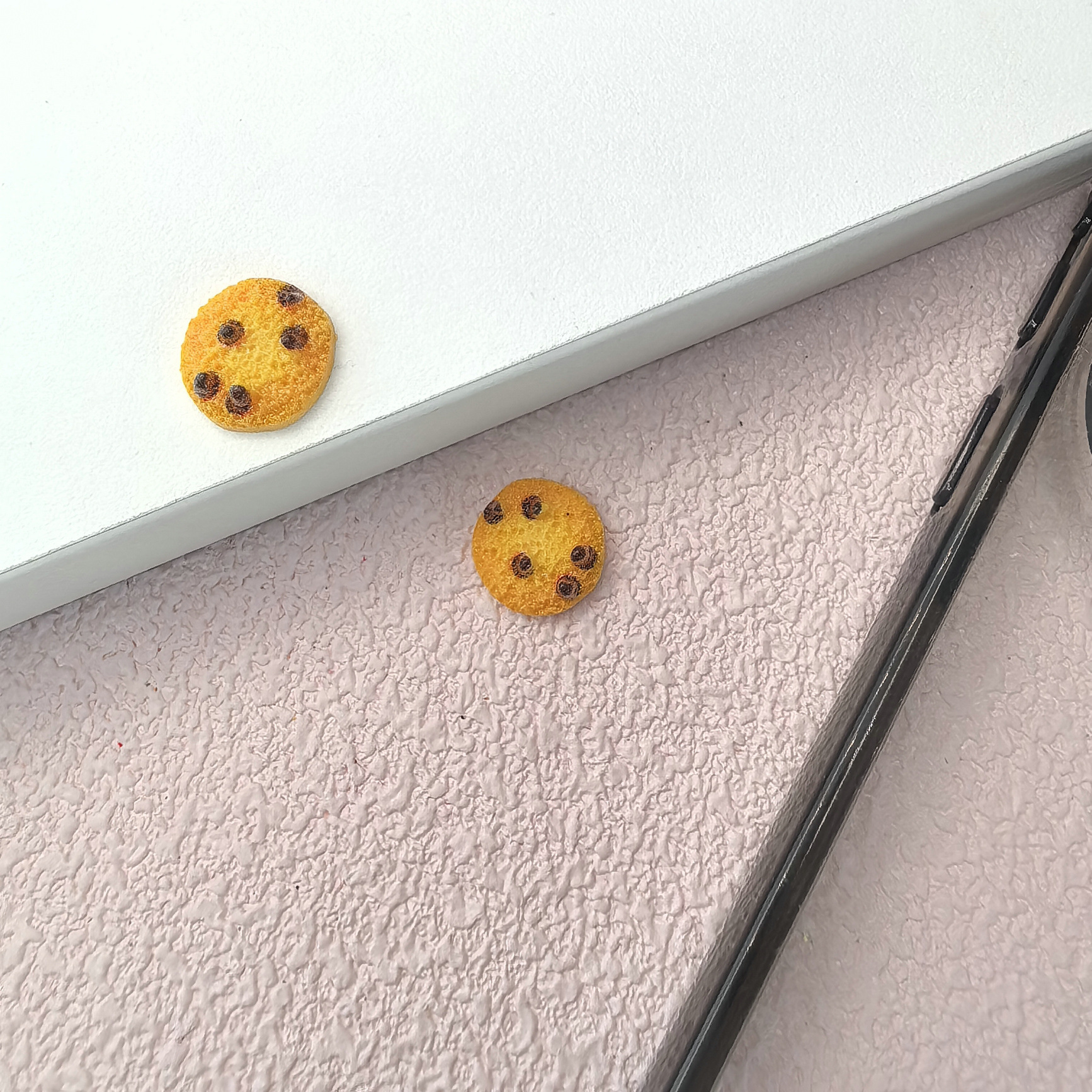 仿真食玩曲奇饼干美甲饰品批发混款夜光diy学生发夹饰品配件美