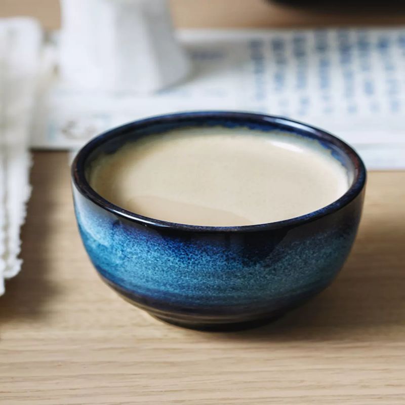 Tazas de café de estilo europeo creativo de restaurante tazas de café de kung fu caseras tazas de cerámica de color esmaltadas tazas de horno transfronterizas