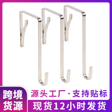 挂钩门后收纳挂袋手袋钩包包衣柜衣帽S钩子无痕免打孔门后挂勾