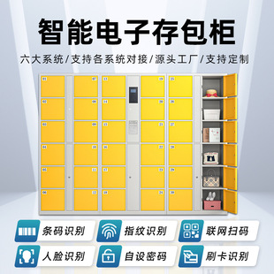 Supermarket Electronic Bag Storage Cabinet Shopping Mall School Barcode Fingerprint Face Recognition Examination Room Driving School Card Swiping Smart Locker