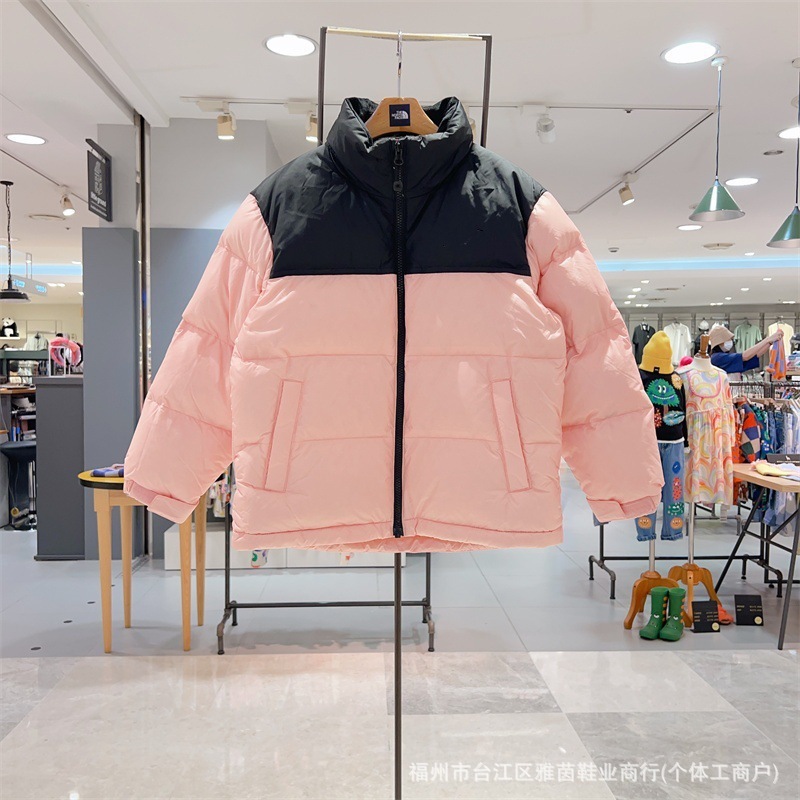 莆田TNF1996北脸儿童羽绒服700蓬亲子刺绣面包服外套童保暖充绒|undefined