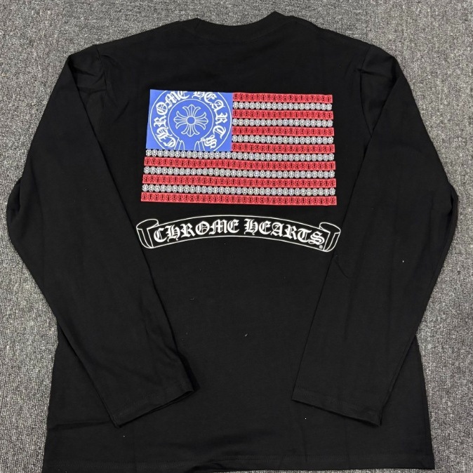 Kişi və qadın üçün retro Amerika bayraq printli pambıq futbolka
