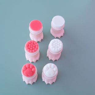 New Cat's Claw Foundation Brush Cat's Claw Bear's Paw Cleansing Brush Face Cleaning Brush Face Cleaning Soft Hair Face Wash Girl's Powder Series