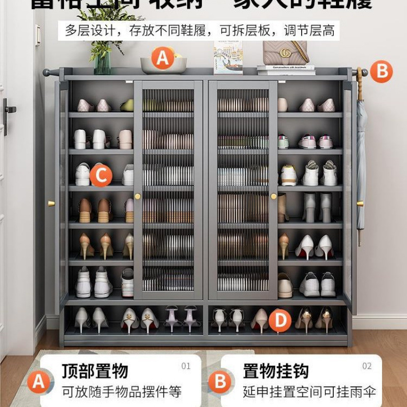 鞋柜家用门口鞋架子收纳神器省空间简易室内好看防尘宿舍出租屋用|undefined