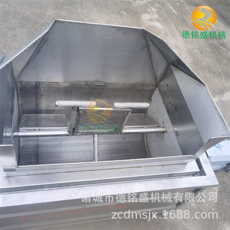 可拆卸搅拌齿的猪皮温皮锅 炸肉皮温猪皮设备 电加热肉皮油炸机