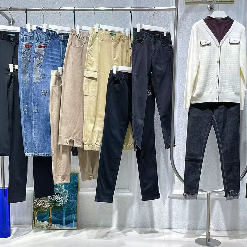 25Xiasidisun Brand Clearance Versatile Denim Casual Pants Physical Store Live Brand Surplus Wholesale 25Xiasidisun Brand Clearance Versatile Denim Casual Pants Physical Store Live Brand Surplus Wholesale