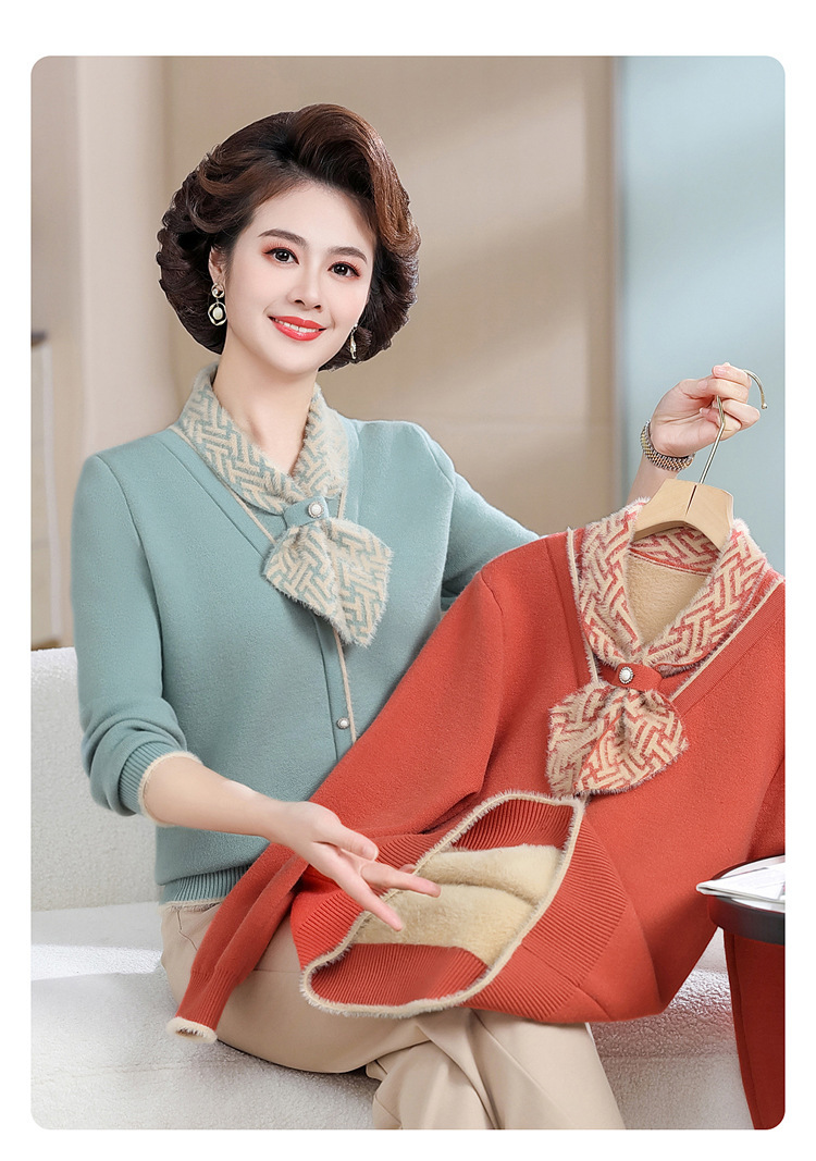 E5898 830K ÁO LEN NỮ TAIRYA MÙA XUÂN THU ĐÔNG TRUNG NIÊN DÀY ẤM THỜI TRANG NỮ G03 SẢN PHẨM MỚI