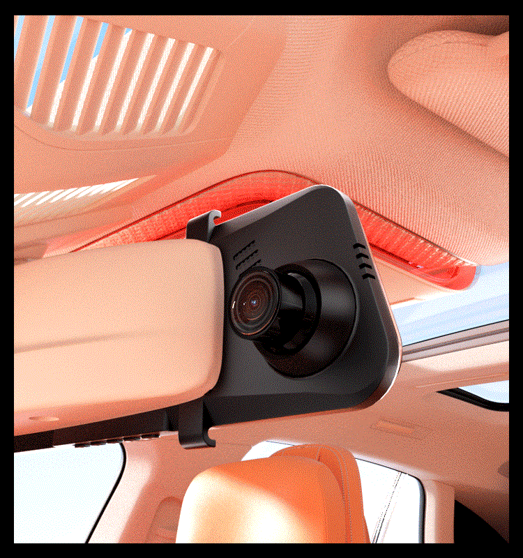 Suitable for modern full-screen dashcam 2026 new model, no wiring required, dual front and rear camera with streaming video