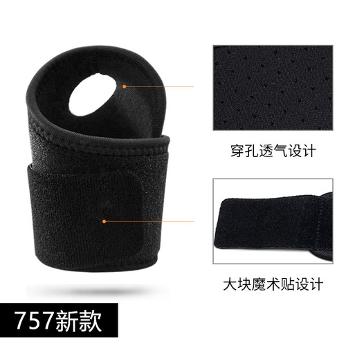 Sports wrist support, breathable, pressure, suitable for badminton, basketball, tennis, bandage wrap, anti-twist