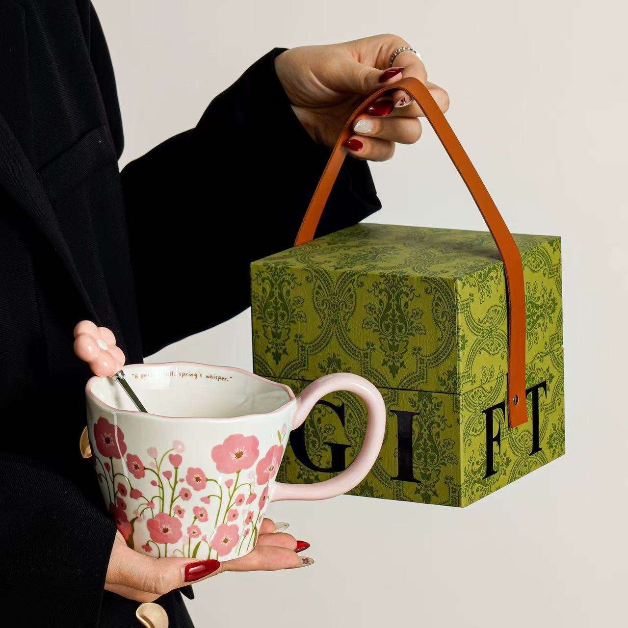 Tazas de cerámica de gran capacidad de tazas de agua de pareja de alta calidad tazas de café de oficina de mujeres tazas de té