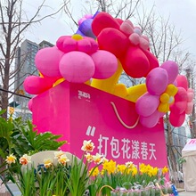 充气花朵气模 卡通大型商场发光闭气美陈装饰 油菜花气模充气模型