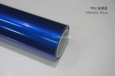 cross-border direct sales, factory wholesale, Auto Color Change Film - tpu-metallic-blue-15215m