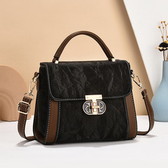 Ladies Handbags 2024 New Simple and Elegant Korean Style Trendy Unisex Shoulder or Crossbody Bags Fashion Small Top Handle Bags