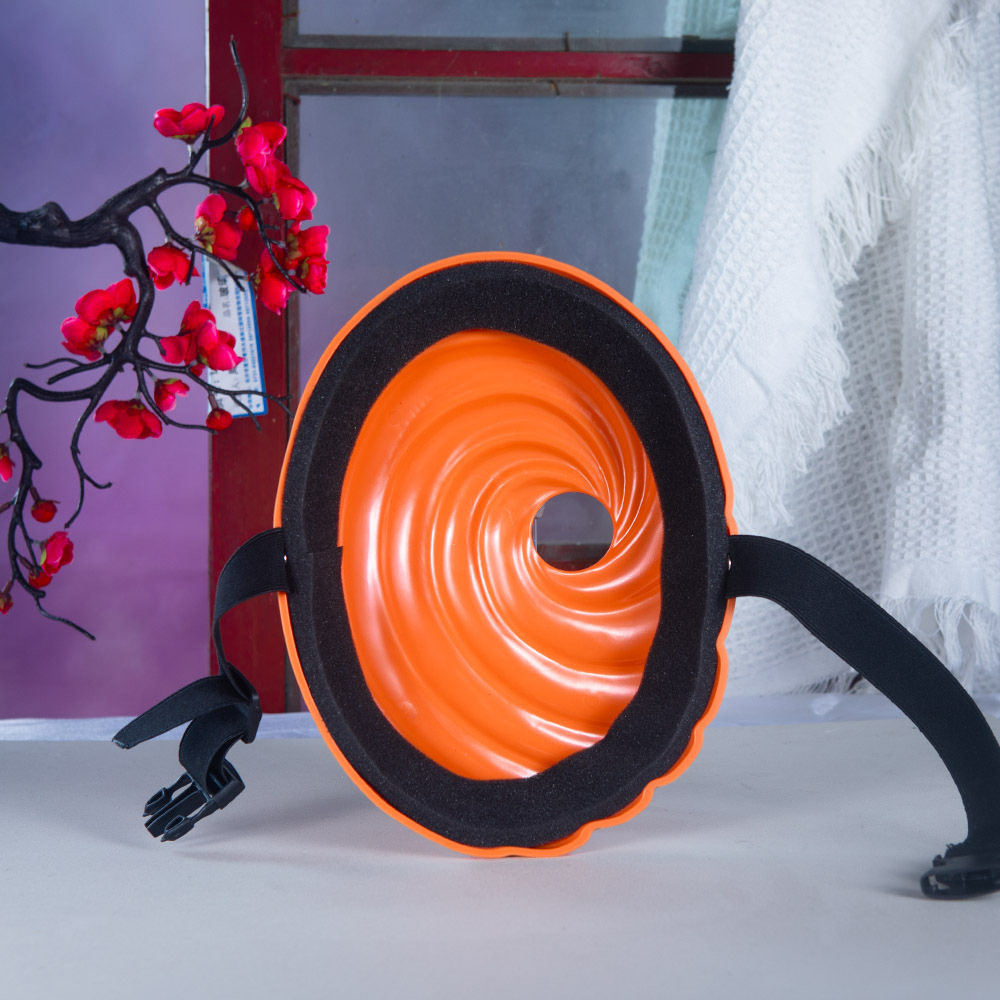 Japan Anime Cartoons Unisex Tobi Obito Akatsuki Ninja Madara Maskerade Cosplay Vollgesichts-Harz-Party-Maske – Detail 8