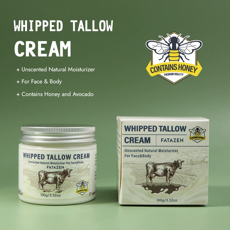 Крем для омоложения кожи из говяжьего жира Beef Tallow Cream Мед крем смягчает кожу Крем для нежной кожи