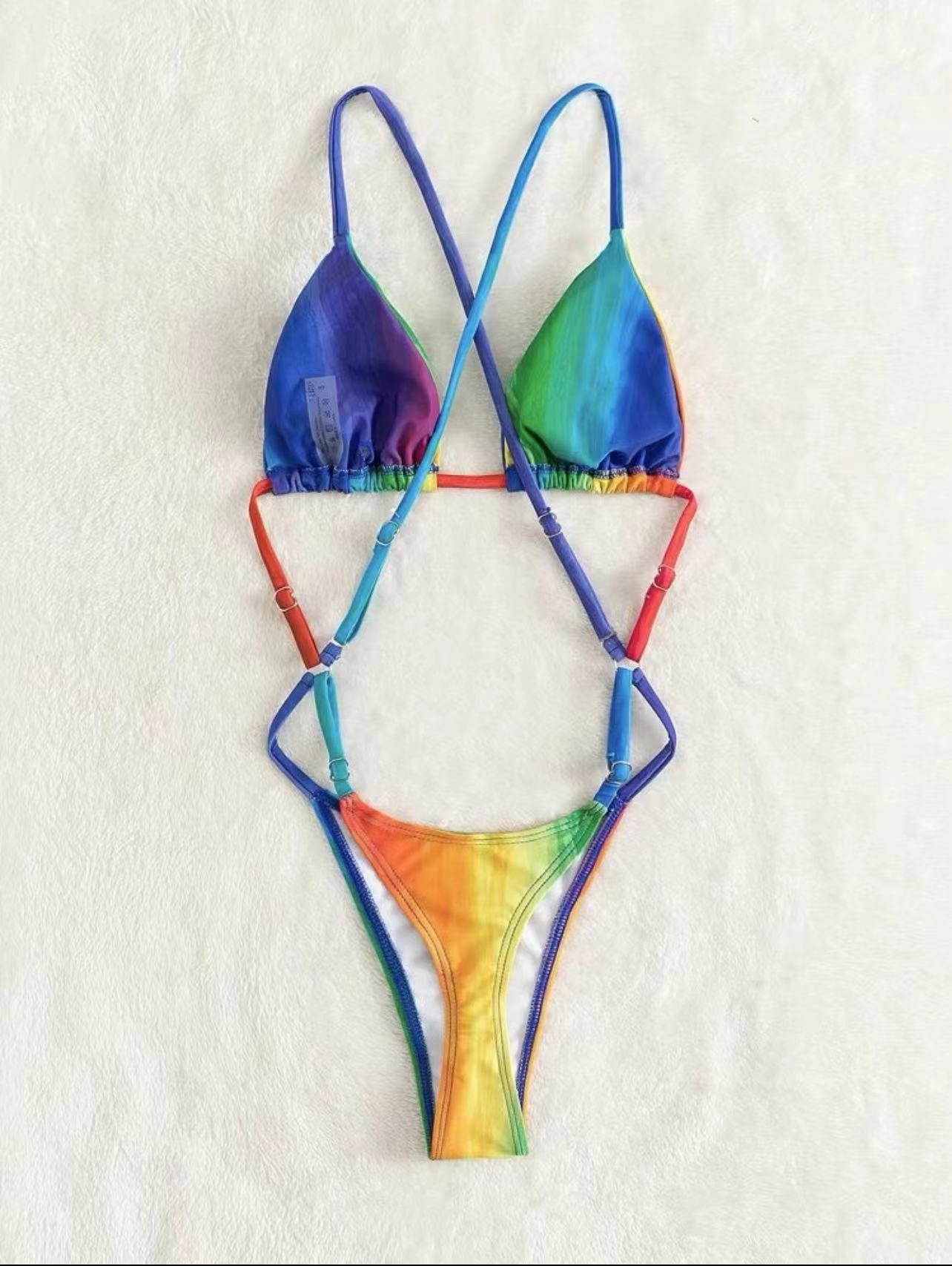Bodysuit Tops Type 1 Piece Quantity Women's Bohemian Solid Color 1 Piece One Piece Swimwear