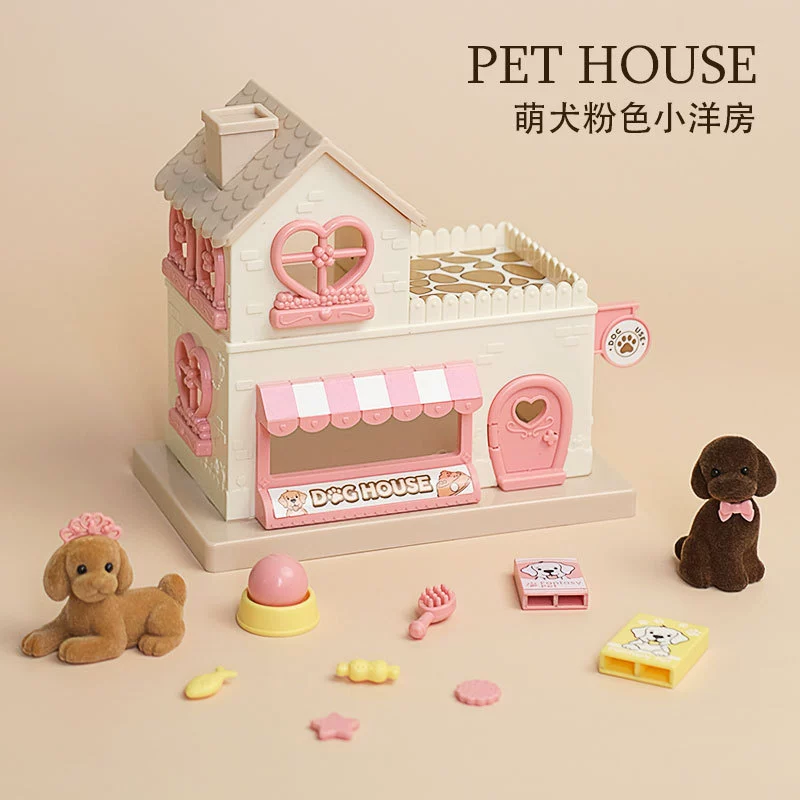 Miniature Dollhouse Furniture Set, Multicolor Plastic, Multi-Scene Kit (Tables, Beds, Kitchen)