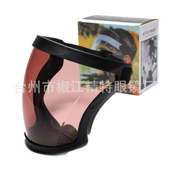 Cross-border new protective mask full-face high-definition transparent dust-proof and splash-proof horse head mask space spherical goggles