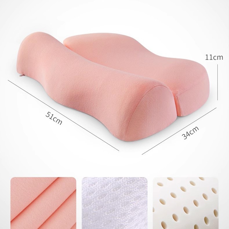頚椎枕助睡眠記憶綿非反弓脊椎変直頚椎睡眠枕芯専用減圧保護首枕|undefined