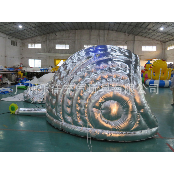 充气头盔充气半圆帐篷充气小帐篷LED充气照相亭360度照相亭灯光帐