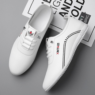New Men's Casual Shoes, Men's Sports Shoes, Business Leather Shoes, Fashionable White Shoes, Soft Soles, Comfortable Men's Shoes