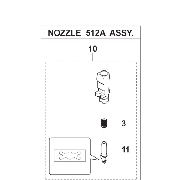 KLF-M8721-00 ,512A吸咀,雅马哈NOZZLE,YAMAHA YSM40R吸嘴
