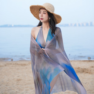 Bikini Bikini Cross-Border European and American Style Hot Spring Vacation Seaside Sexy Split Swimsuit Women's Long Skirt Swimsuit
