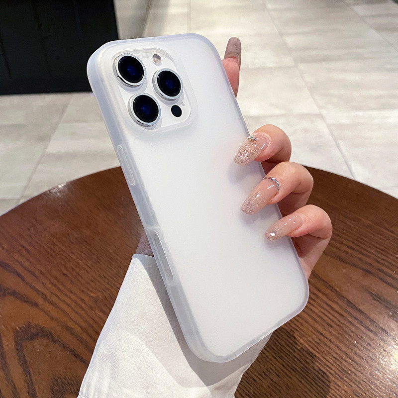 适用苹果17promax手机壳磁吸冰透超薄液态硅胶防摔iPhone16保护套|undefined