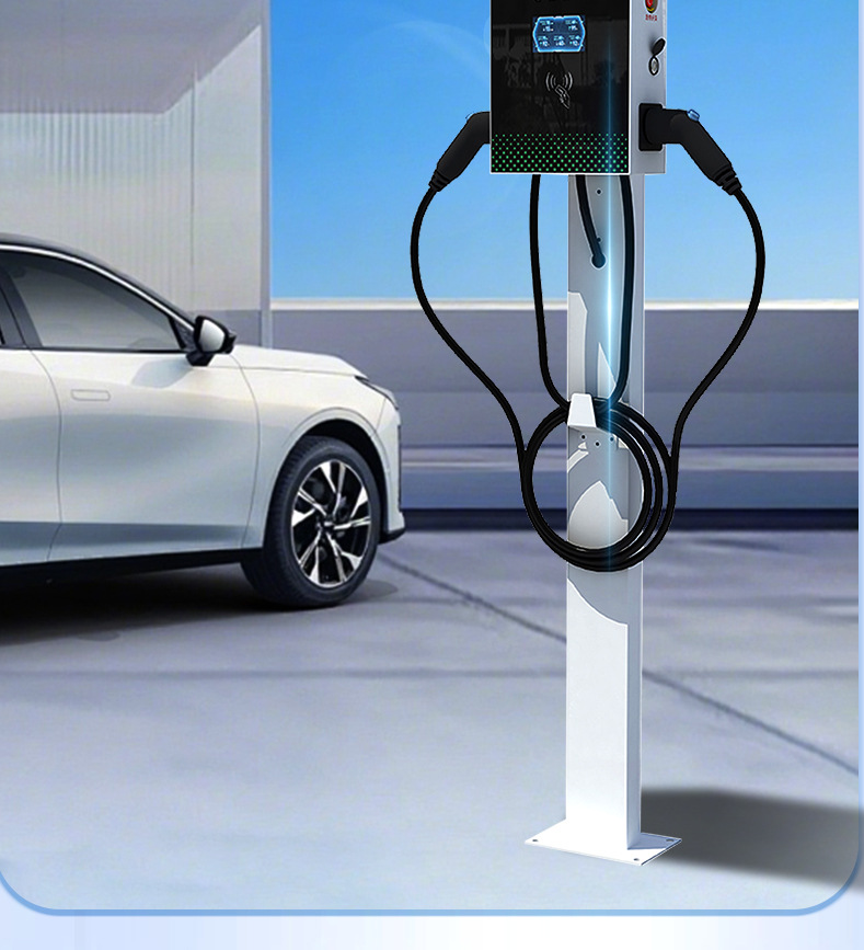 New Energy Vehicle Charging Stations 7/11/14/21Kw Commercial Smart Ac Dual-Gun Charging Stations Direct from the Manufacturer
