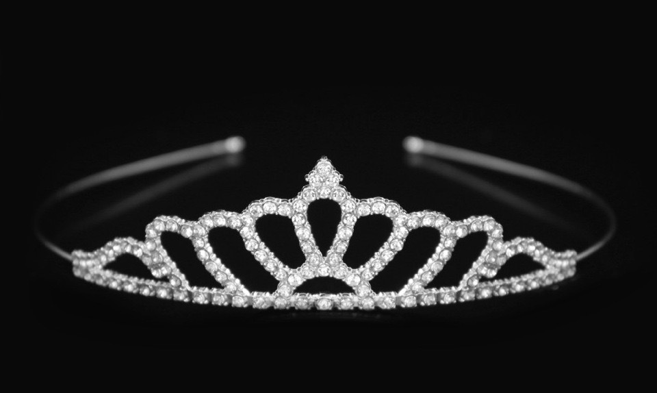 Corona transfronteriza cabeza de cumpleaños para niños joyas de cabello de fiesta joyas de boda flor princesa diamante cabeza de aro