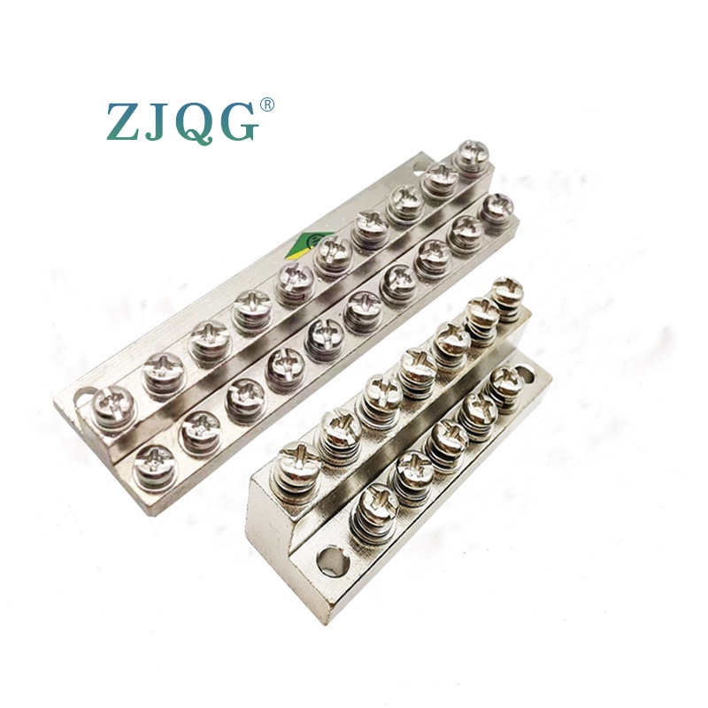 现强光JDG配电柜铜块  接线排 接线柱 上下梯形铜接地块