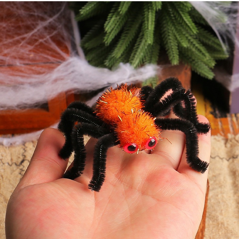 Nuevo cross-border Halloween Spider Hairpin, fantasmas, niños, adultos, accesorios de decoración de fiestas, extraños pinzas de cabello de araña