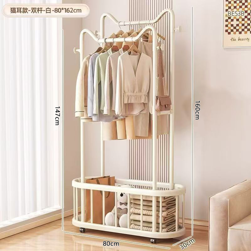 percha de ropa percha de sombrero de piso simple pequeño estante de ropa interior percha de ropa percha