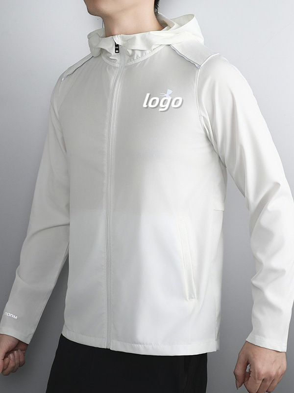 跑步外套男风衣防风训练春秋运动服防水防雨速干户外连帽骑行上衣|undefined