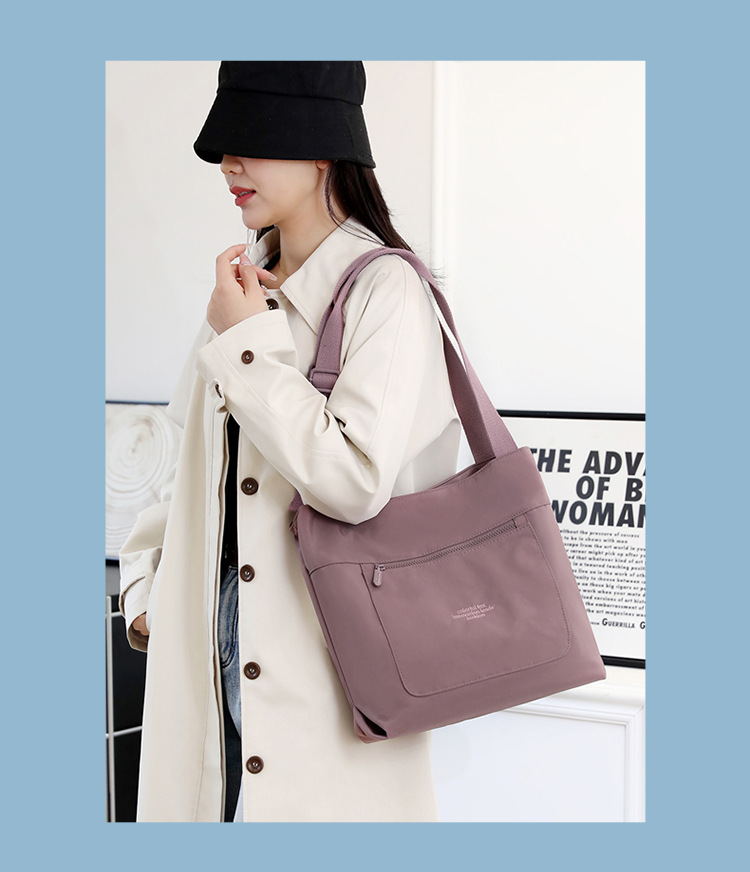 Colorful Fox's new 2025 versatile large-capacity tote bag for women's simple, casual and commuting single-shoulder mommy bag undefined