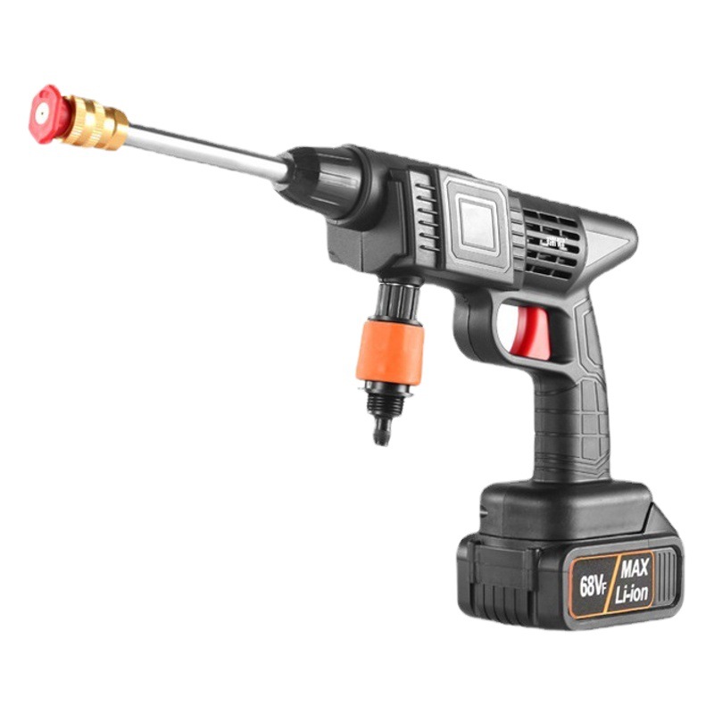 Litio inalámbrico coche eléctrico lavadora coche doméstico portátil de carga de alta presión pistola de agua bomba de lavado de coches lavadora de coches