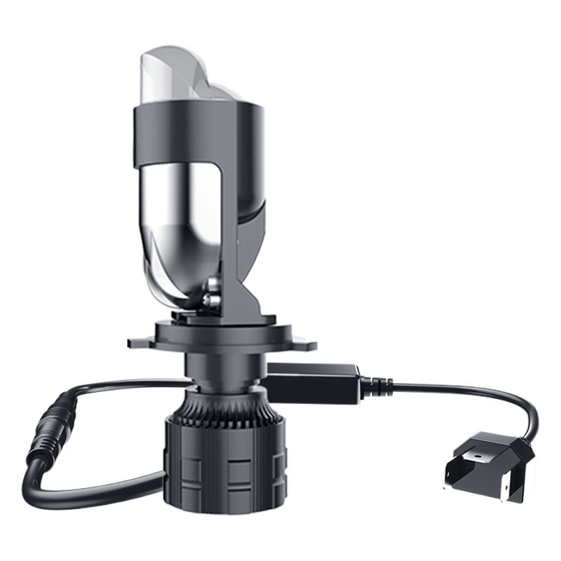 Горячая продажа A82 двойной свет линзы автомобиля светодиодные фары H4 высокой мощности матрица концентрирования рыбий глаз модифицированные мотоциклетные лампы