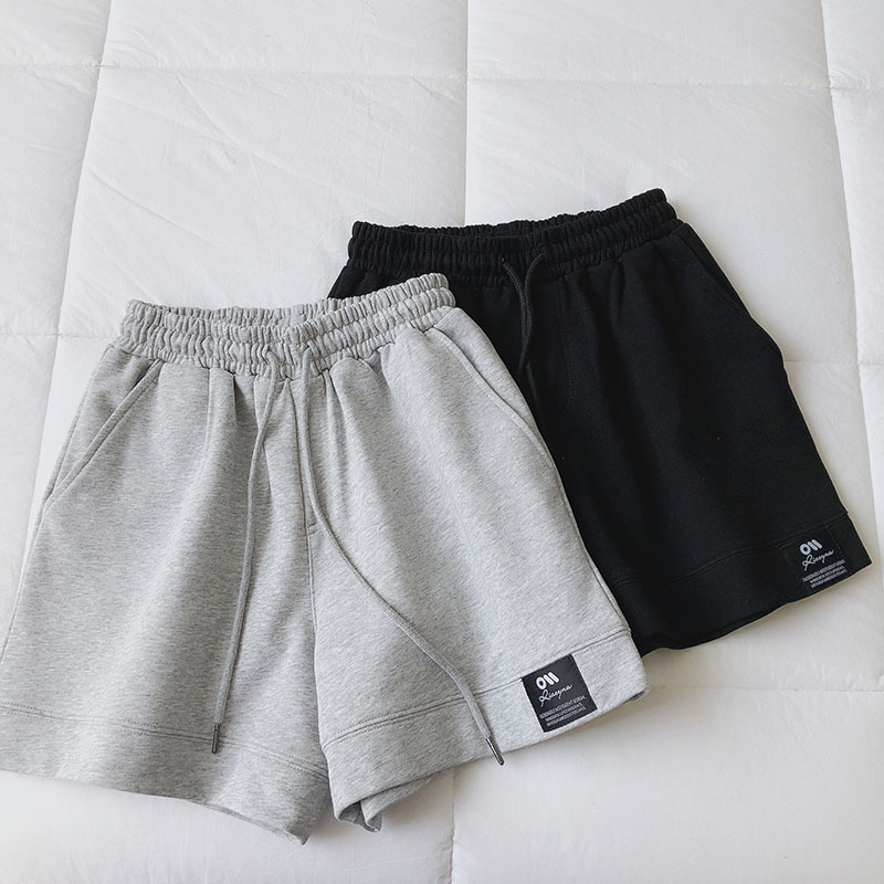 2024 Sports Shorts Women's Summer Loose Outer Wear Running Casual A-Line Wide Leg High Waist Slim Student Hot Pants