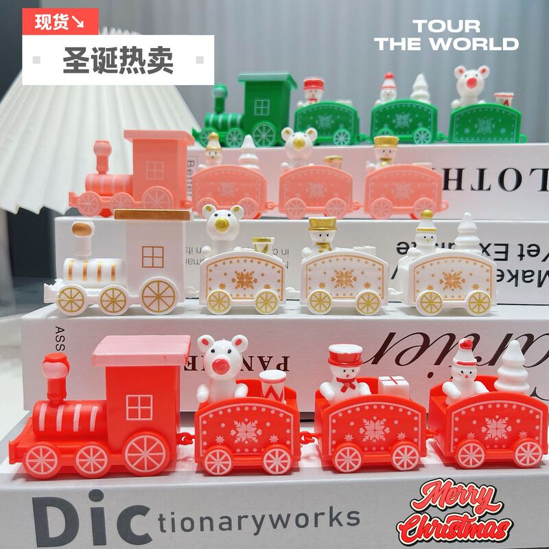 Christmas Decorations, Scene Arrangements, Creative Splicable Toy Trains, Small Gifts, Christmas Gifts, Window Decorations Christmas Decorations, Scene Arrangements, Creative Splicable Toy Trains, Small Gifts, Christmas Gifts, Window Decorations