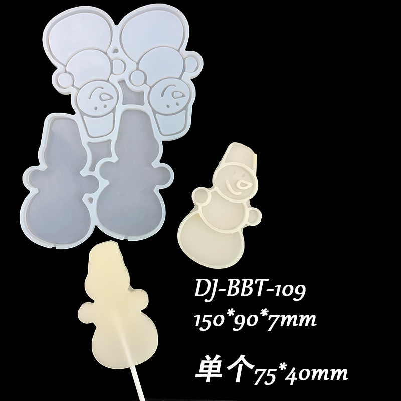 Pascua mariposa conejo huevo molde de silicona al por mayor