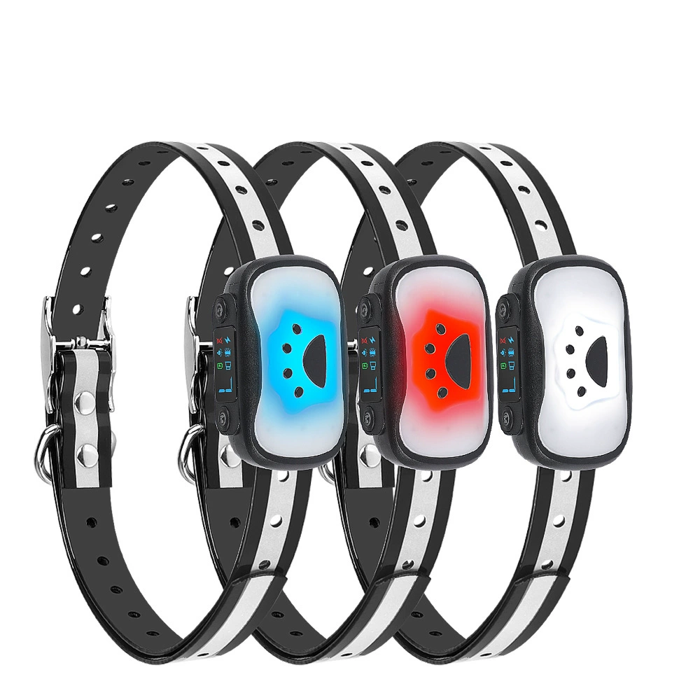 Amazon Лидер продаж Лающая пробка Анти-лай собаки Вибрация Звук Электрический шок Ошейник для собак Тренер для домашних животных Лающая пробка